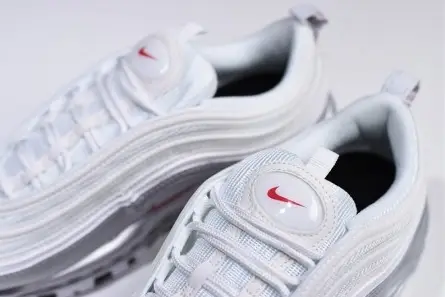 Nike Air Max 97 White Silver | AT5458-100 Elegant 2482 