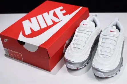 Nike Air Max 97 White Silver | AT5458-100 Elegant 2482 