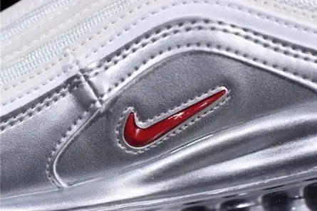 Nike Air Max 97 White Silver | AT5458-100 Elegant 2482 