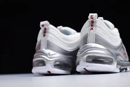Nike Air Max 97 White Silver | AT5458-100 Elegant 2482 