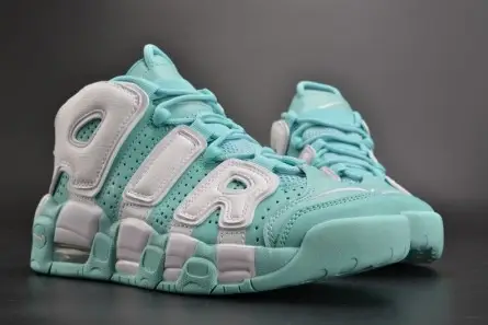 Nike Air More Uptempo GS "Island Green" womens 415082-300 Compact 5520 