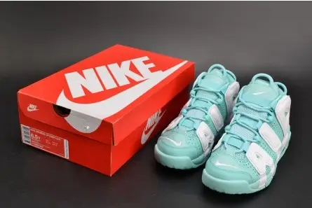 Nike Air More Uptempo GS "Island Green" womens 415082-300 Compact 5520 