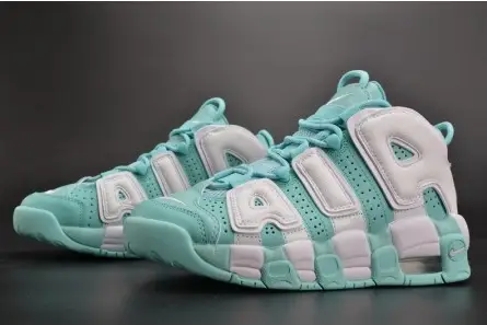 Nike Air More Uptempo GS "Island Green" womens 415082-300 Compact 5520 