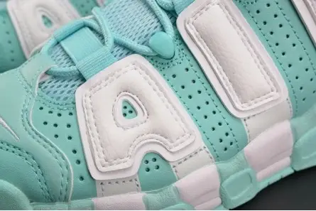 Nike Air More Uptempo GS "Island Green" womens 415082-300 Compact 5520 