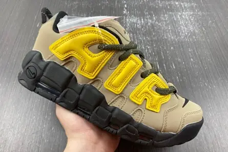Nike Air More Uptempo Low AMBUSH Vivid Sulfur Limestone  FB1299-200 GoAnywhere 9676 