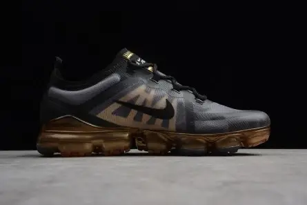 Nike Air VaporMax 2019 Black Metallic Gold AR6631-002 SportInspired 8046 