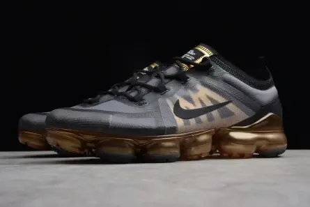 Nike Air VaporMax 2019 Black Metallic Gold AR6631-002 SportInspired 8046 