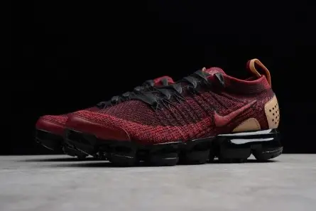 Nike Air VaporMax Flyknit 2 NRG Team Red Vachetta Tan AT8955 -600 Comfortable 6876 
