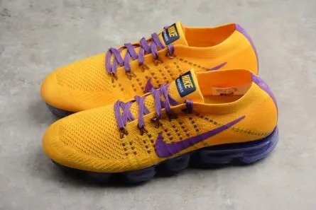Nike Air VaporMax Flyknit 2018 Lemon Yellow Purple  mens AA3858-104 Efficient 618 
