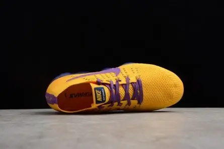 Nike Air VaporMax Flyknit 2018 Lemon Yellow Purple  mens AA3858-104 Efficient 618 