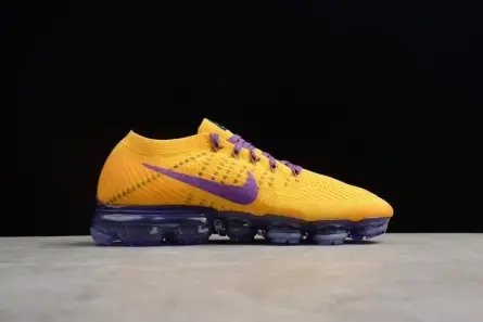 Nike Air VaporMax Flyknit 2018 Lemon Yellow Purple  mens AA3858-104 Efficient 618 