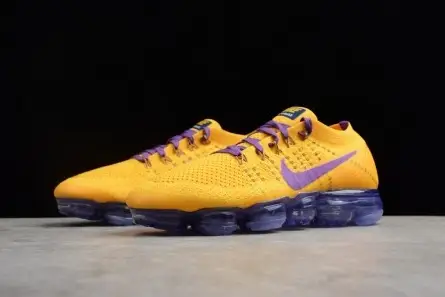 Nike Air VaporMax Flyknit 2018 Lemon Yellow Purple  mens AA3858-104 Efficient 618 