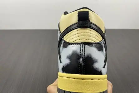 Nike Dunk High 1985 Black Acid Wash DD9404-700 Vibrant 6915 