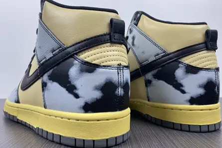 Nike Dunk High 1985 Black Acid Wash DD9404-700 Vibrant 6915 