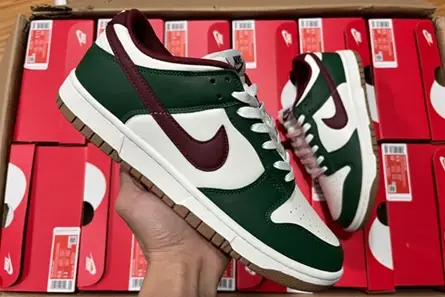Nike Dunk Low Gorge Green  FB7160-161 Elegant 9918 