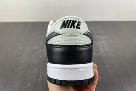Nike Dunk Low Grey Black Orange Mini Swoosh  FN7808-001 Flexible 1784 