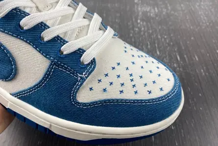 Nike Dunk Low Industrial Blue Sashiko DV0834-101 Practical 6636 