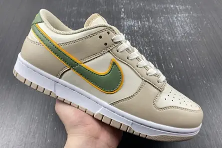 Nike Dunk Low Pale Ivory Oil Green (Women's)  FQ6869-131 Popular 5130 