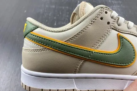 Nike Dunk Low Pale Ivory Oil Green (Women's)  FQ6869-131 Popular 5130 