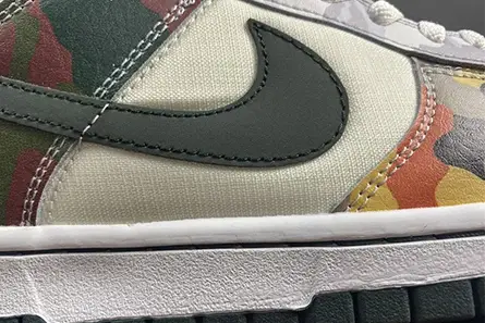Nike Dunk Low SE Sail Multi-Camo  DH0957-100 BestValue 9063 