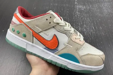 Nike Dunk Low Scrap Shapeless, Formless, Limitless  DQ4975-181 Lightweight 4578 