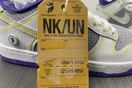 Nike Dunk Low Union Passport Pack Grey Purple  DJ9649-500 Durable 3964 