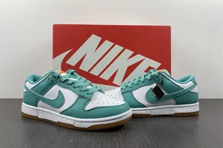 Nike Dunk Low White Turquoise  DV2190-100 Vibrant 4434 