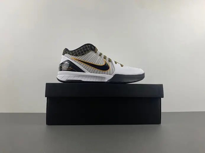 Nike Kobe 4 Protro White Black Del Sol  AV6339-101 Sophisticated 8897  AEC1126