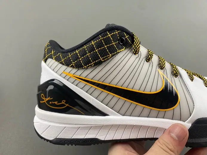 Nike Kobe 4 Protro White Black Del Sol  AV6339-101 Sophisticated 8897 