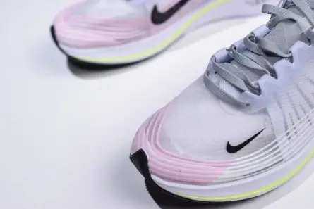Nike Mens Lab Zoom Fly SP Swoosh Pinwheel Light Gray White Pink Yellow AA3172-106 Lightweight 7795  FFF1284