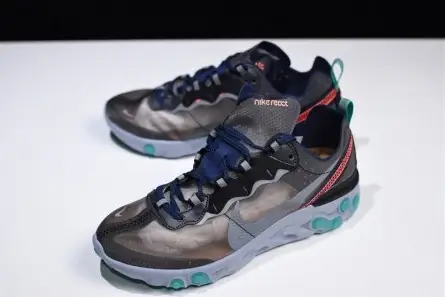Nike React Element 87 Neptune Green AQ1090-005 Flexible 7721 