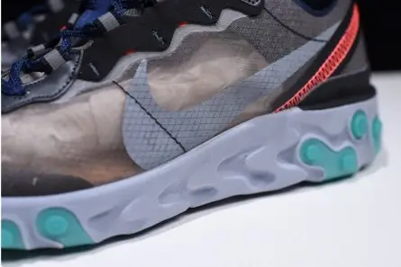 Nike React Element 87 Neptune Green AQ1090-005 Flexible 7721 