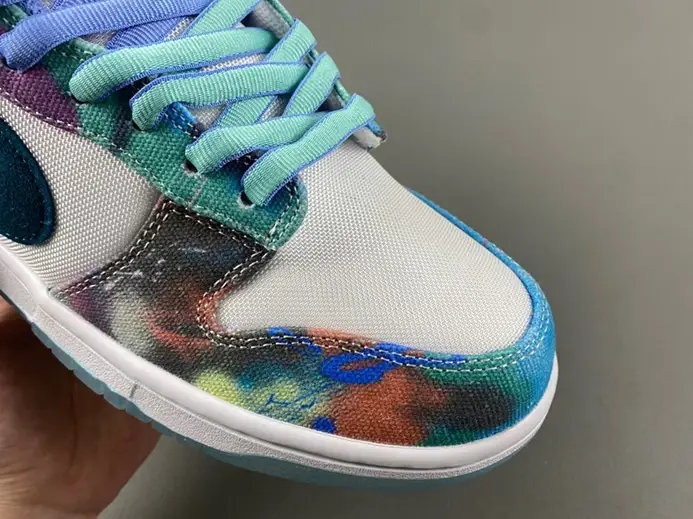 Nike SB Dunk Low Futura Laboratories Bleached Aqua  HF6061-400 Unique 3032 