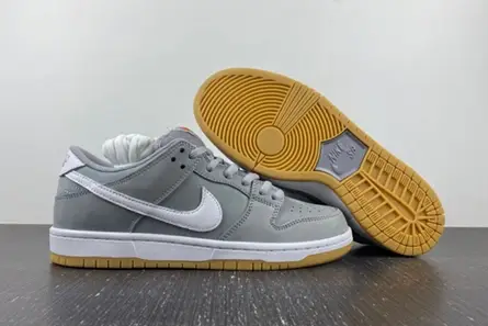 Nike SB Dunk Low Pro ISO Orange Label Wolf Grey Gum DV5464-001 Sophisticated 6303 