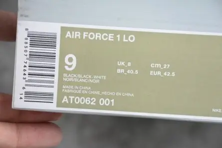 Nike Wmns Air Force 1 Lo | Black | Sneakers | AT0062-001 Popular 750 
