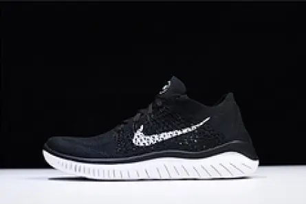 Nike free rn flyknit 2018 black 942838 001 Popular 7369 