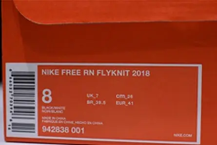 Nike free rn flyknit 2018 black 942838 001 Popular 7369 