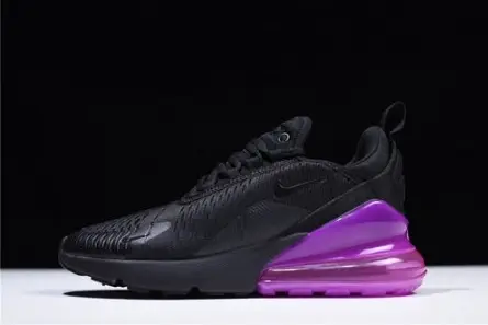 Nike womens  Air Max 270 black purple AH6789 016 TopPick 1494 