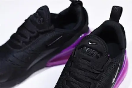 Nike womens  Air Max 270 black purple AH6789 016 TopPick 1494 