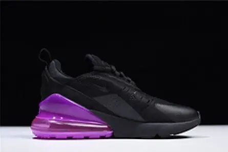 Nike womens  Air Max 270 black purple AH6789 016 TopPick 1494 