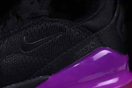 Nike womens  Air Max 270 black purple AH6789 016 TopPick 1494 