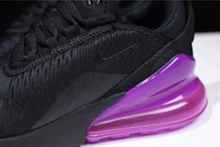 Nike womens  Air Max 270 black purple AH6789 016 TopPick 1494 