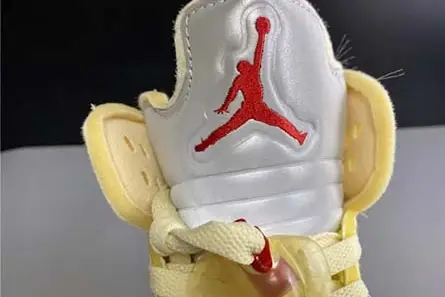 OFF-WHITE x Air Jordan 5 “Sail” DH8565-100 Durable 2430 