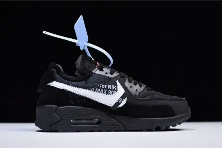 Off-White Nike Air Max 90 Black Cone White AA7293-001 Cozy 3221 