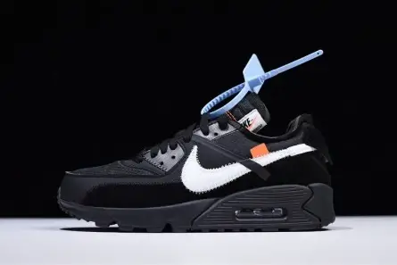 Off-White Nike Air Max 90 Black Cone White AA7293-001 Cozy 3221  CAAB330