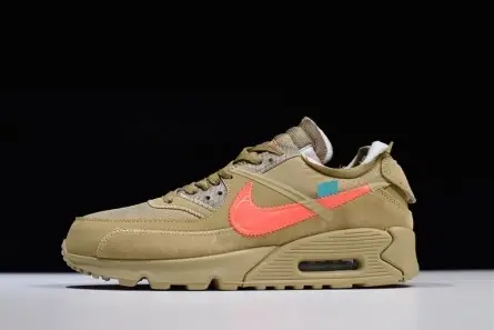 Off-White Nike Air Max 90 Desert Ore AA7293-200 Lightweight 2789  FFECE1379
