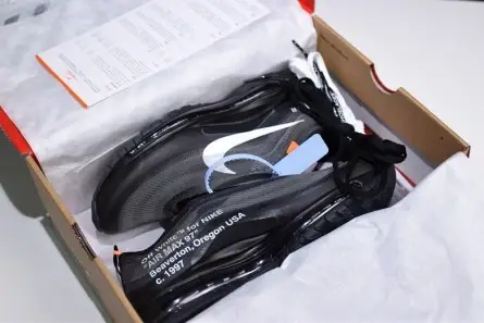 Off-White Nike Air Max 97 OG Black AJ4585-001 Functional 1357 
