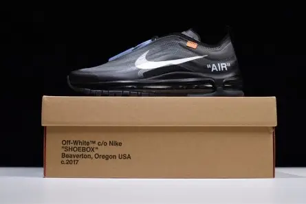 Off-White Nike Air Max 97 OG Black AJ4585-001 Functional 1357 