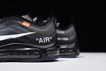 Off-White Nike Air Max 97 OG Black AJ4585-001 Functional 1357 