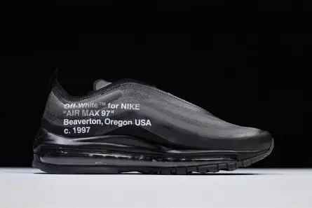 Off-White Nike Air Max 97 OG Black AJ4585-001 Functional 1357 